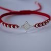 Pulsera Tejida Roja Nudo Bruja