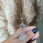 Collar Nudo de Bruja Con Tetragrámaton