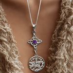 Collar Nudo de Bruja  Con Tetragrámaton