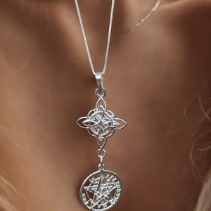 Collar Nudo De Bruja Con Tetragramaton
