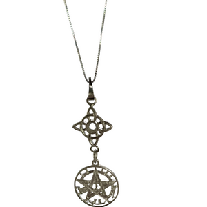 Collar Nudo de Bruja  Con Tetragrámaton