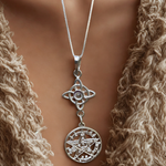 Collar Nudo de Bruja  Con Tetragrámaton